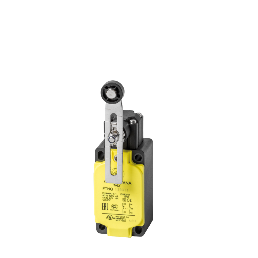 Adjustable ø18 roller lever