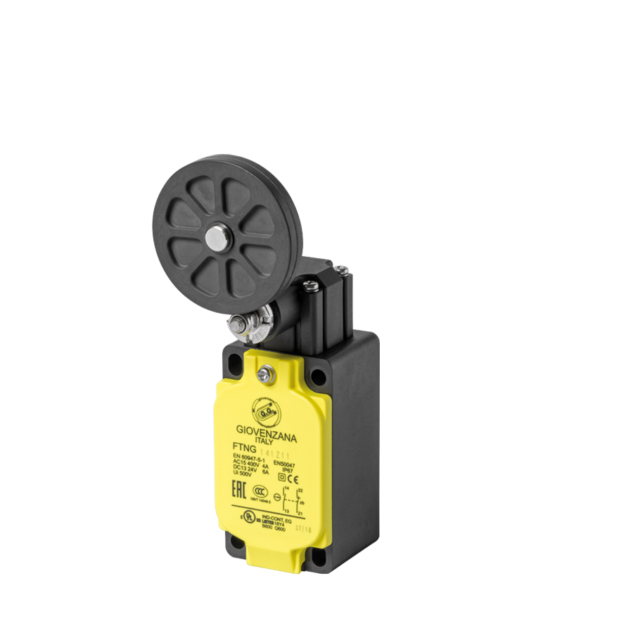 Fixed ø50 rubber roller lever