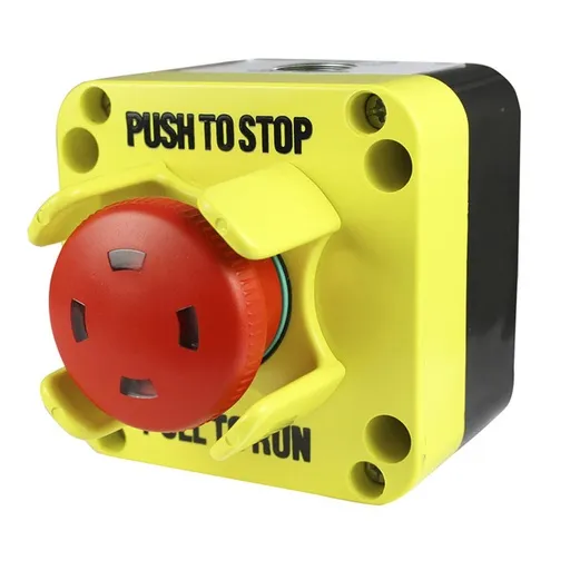Emergency Stop Switch with Push Button – Ø40 mm Cap | SLA11NPNCGMS360