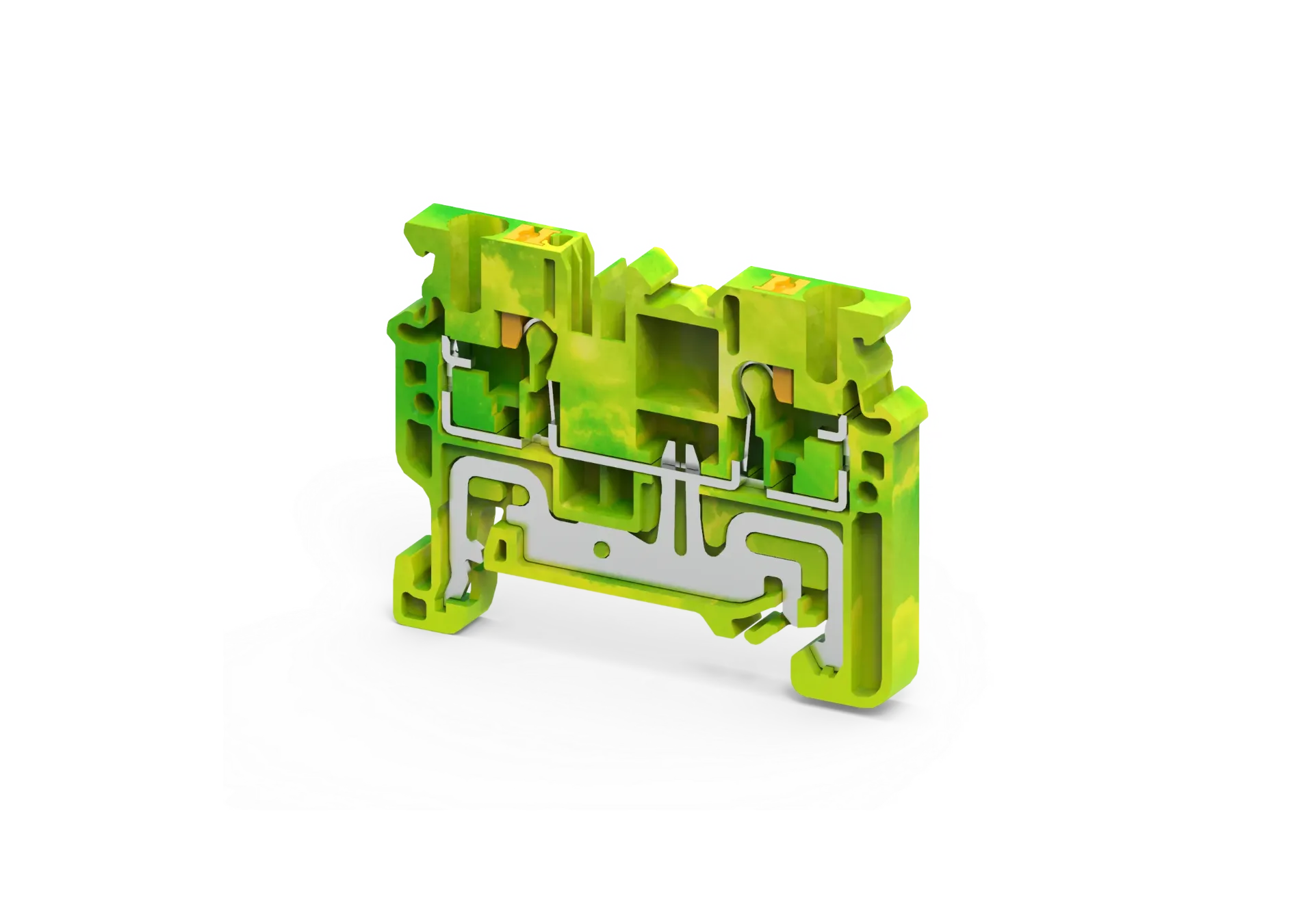 [CPG2.5] CPG2.5 - 2.5 mm² Push-In Connection Ground Terminal Block.