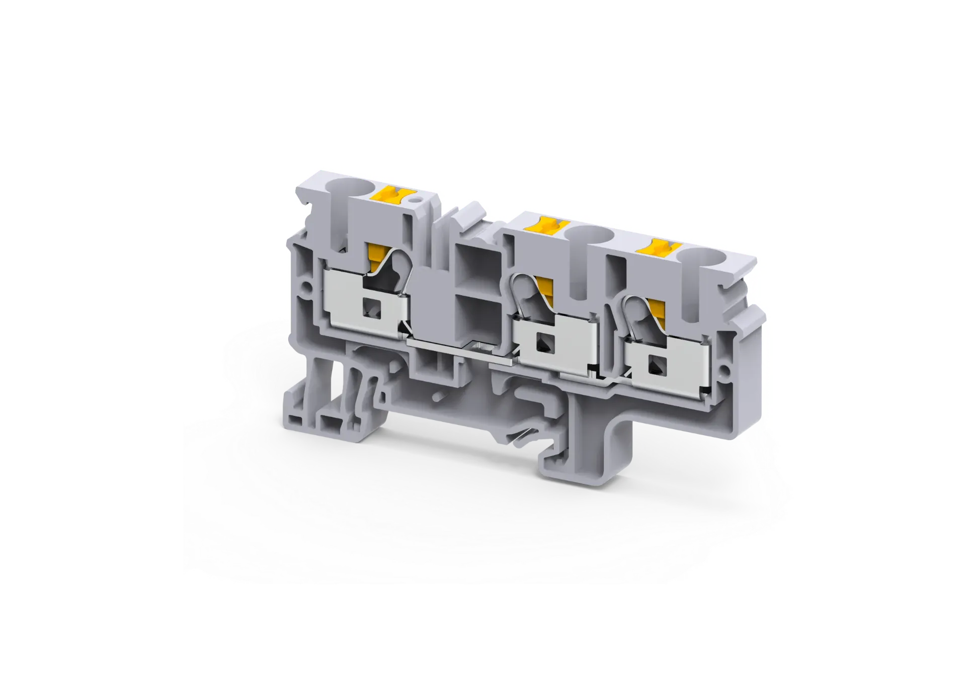 [CP6/10/3] CP6/10/3 -10 mm² Push-In Multiple Connection Terminal Block with 3 connection points
