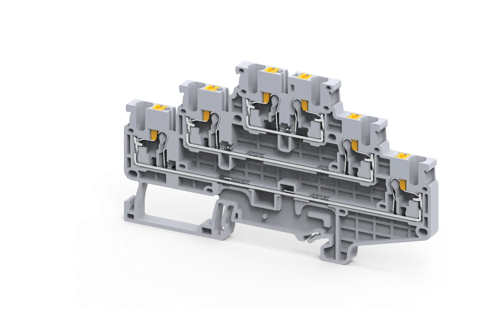[CPTL2.5] CPTL2.5 - 2.5 mm² Push-In Connection Triple Level Terminal Block