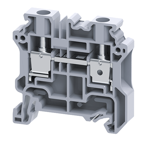 CY6 - 6 mm² Screw Clamp Feedthrough Terminal Block