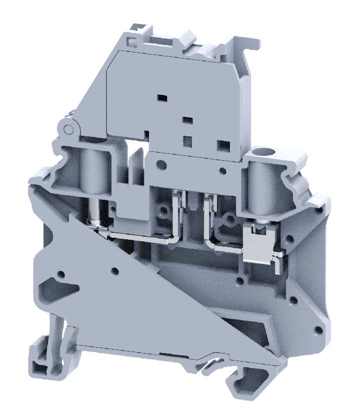 CYF4 - 4 mm² Screw Clamp Fuse Terminal Block