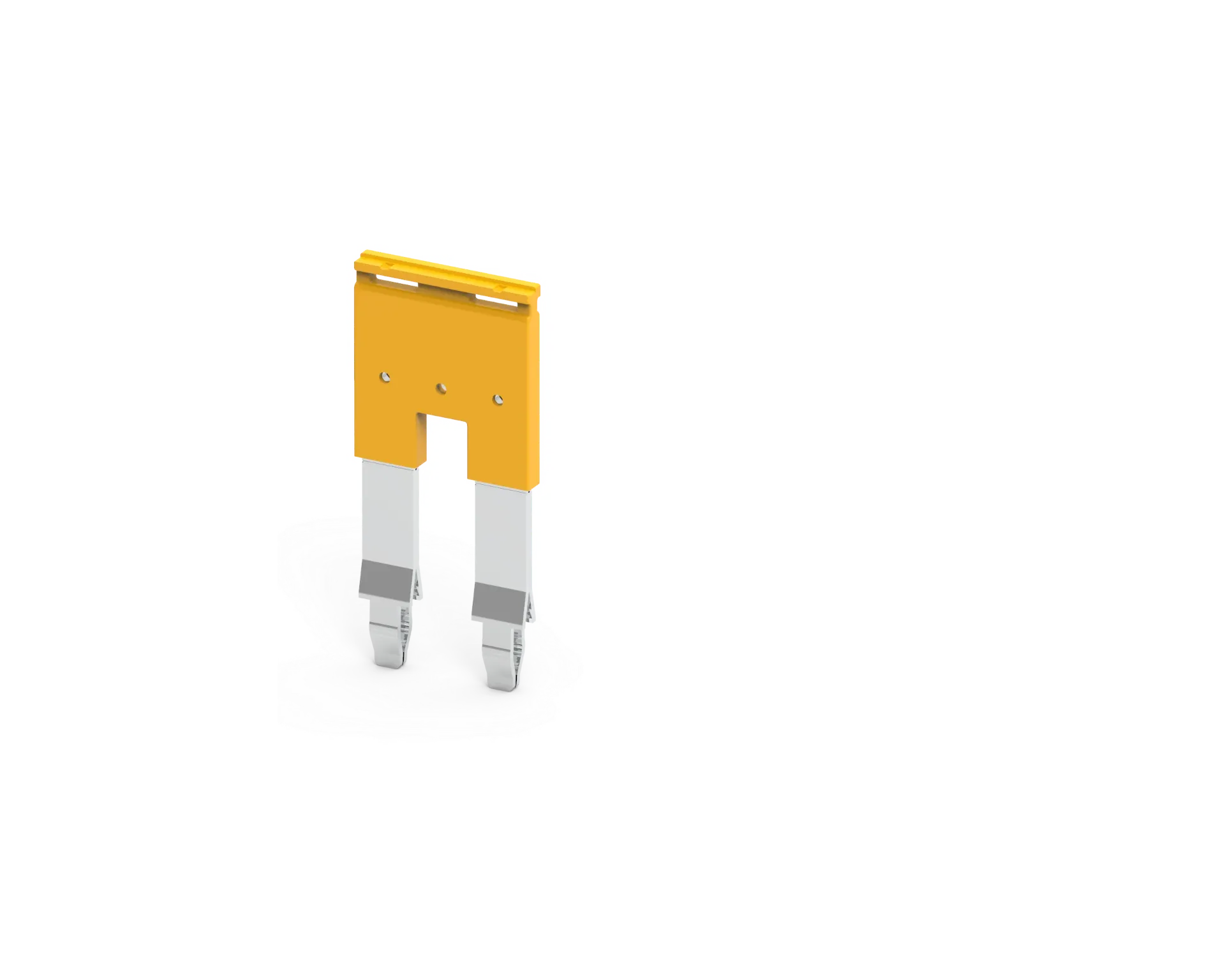 JY10/2 - Pluggable Type Jumper, 2 Pole, Insulated, in Orange Color